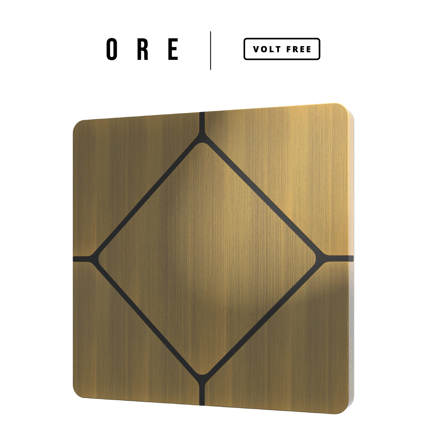TAP-5 ORE BRUSHED ANTIQUE BRASS - VOLT FREE (DRY CONTACT)