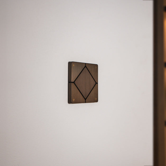 Brushed Jordan Bronze keypad for smart homes