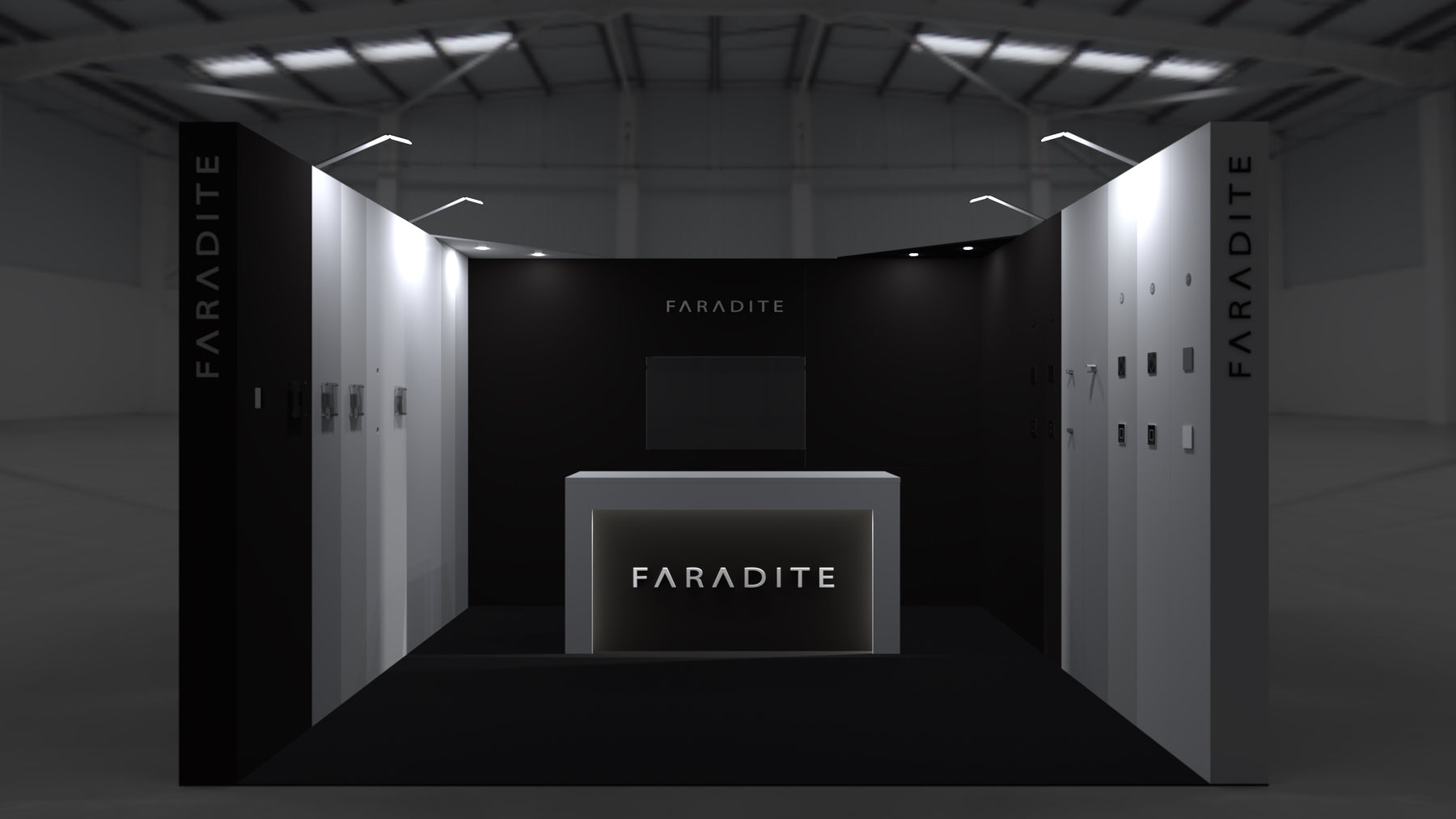 Faradite ISE trade stand smart home exhibition
