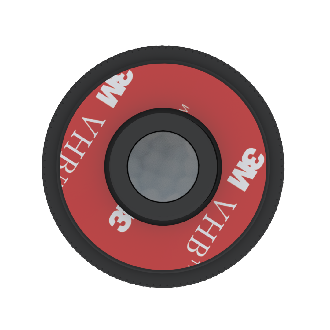 MOTION SENSOR 360 PINHOLE BLACK- VOLT FREE (DRY CONTACT)