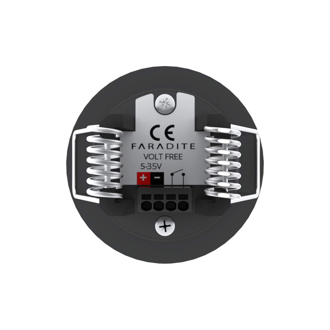 MOTION SENSOR 360 BLACK- VOLT FREE (DRY CONTACT)